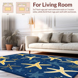 Nautical Blue Tones with Marine Flair(Blue)