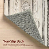 Ultra Soft Area Rug, Non Slip, Stain Resistant, Washable Area Rugs for Living Room, Bedroom, Sophisticated Cozy Chevron Design(Beige)