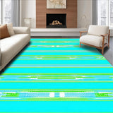 Dynamic Teal and Coral Fusion(Blue)