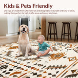 Tribal Earthy Diamond Motif(Beige)