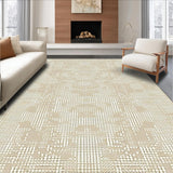 Stylish Cream and White Symmetry(Beige)