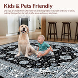 Elegant Vintage Medallion Motif(Black)