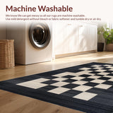 Stylish Distressed Checker Design(Black)