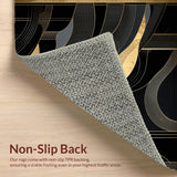 Elegant Abstract Marble Inspired Motif(Black)