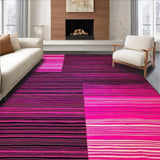 Ultra Soft Area Rug, Non Slip, Stain Resistant, Washable Area Rugs for Living Room, Bedroom, Stylish Geometric Animal Print(Pink)