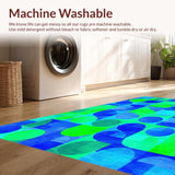 Engaging Oval Graphic Arrangement(Blue)