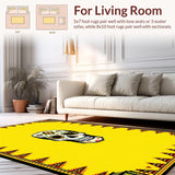 Striking Halloween Skeleton Motif(Yellow)