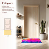 Playful Colorful Swirl Motif(Pink)