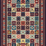 Ultra Soft Area Rug, Non Slip, Stain Resistant, Washable Area Rugs for Living Room, Bedroom, Seasonal Spring Mushroom Decorative Rug for Entryway(Blue)