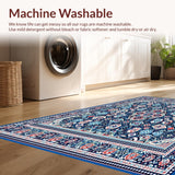 Ultra Soft Area Rug, Non Slip, Stain Resistant, Washable Area Rugs for Living Room, Bedroom, Beige Entryway Mud Trapper(Blue)