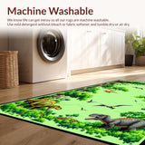 Colorful Jurassic Exploration Motif(Green)