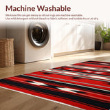 Contemporary Abstract Striped Ensemble(Red)