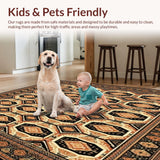 Beige Octagon Rustic Style(Red)