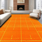 Ultra Soft Area Rug, Non Slip, Stain Resistant, Washable Area Rugs for Living Room, Bedroom, Fun Nautical Decor Inspiration(Orange)