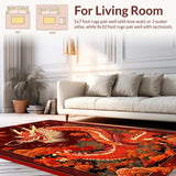 Enchanting Fantasy Realm Motif(Red)