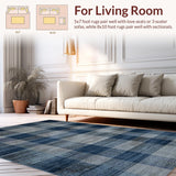 Artful Symmetrical Plaid Arrangement(Blue)