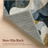 Modern Artistic Grey Gold Fusion(Gray)
