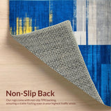 Lively Abstract Color Splash(Blue)