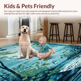 Enchanting Nature Scene in Bright Hues(Blue)