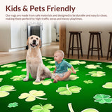 Charming Rustic Shamrock Motif(Green)