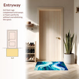 Chic Fluid Wave Arrangement(Blue)