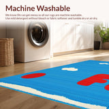 Lively Cartoonish Patterned Style(Blue)