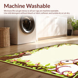 Colorful Flower Blossom Design(Ivory)