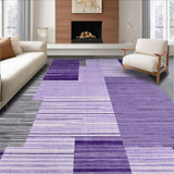 Ultra Soft Area Rug, Non Slip, Stain Resistant, Washable Area Rugs for Living Room, Bedroom, Dynamic Modern Fluid Artistry(Purple)
