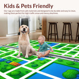 Engaging Brightly Colored Adventure Scene(Green)