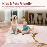 Trendy Pink Textured Floral(Pink)