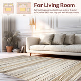 Dynamic Inspired Round Motif(Beige)