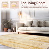 Beige Gold Textured Area(Beige)