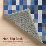 Rustic Blue and Gray Layered Design(Blue)