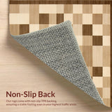 Ultra Soft Area Rug, Non Slip, Stain Resistant, Washable Area Rugs for Living Room, Bedroom, Chic Modern Geometric Texture(Beige)
