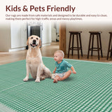 Contemporary Pastel Checkered Harmony(Green)