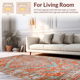 Contemporary Vibrant Floral Design(Red)