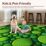 Charming Botanical Patterned Accent(Green)