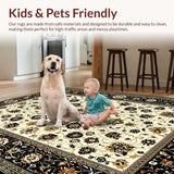 Luxurious Distressed Geometric Motif(Beige)