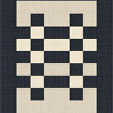 Ultra Soft Area Rug, Non Slip, Stain Resistant, Washable Area Rugs for Living Room, Bedroom, Rustic Monochrome Checkerboard Style(Beige)