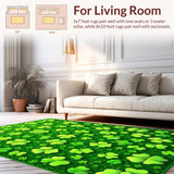 Charming Nature Inspired Floor Art(Green)