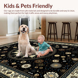 Cozy Textured Fringe Runner(Black)