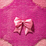 Ultra Soft Area Rug, Non Slip, Stain Resistant, Washable Area Rugs for Living Room, Bedroom, Pastel Pink Front Door Decor Absorbent Mat(Pink)
