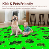 Cheerful Spring Themed Coir Mat(Green)