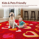 Bold Retro Heart Shape(Red)