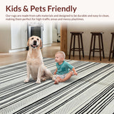 Contemporary Striped Monochrome Aesthetic(Beige)