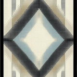 Rustic Black and Beige Diamond(Beige)