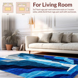 Chic Abstract Cascade Design(Blue)