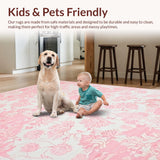 Joyful Playful Floral Accent(Pink)