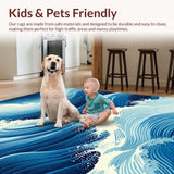 Serene Turquoise Wave Arrangement(Blue)