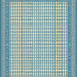 Geometric Blue Tone Elegance(Beige)